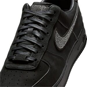 Nike Black AF1 Sneakers with Swarovski crystals - Brand New in Box with tags